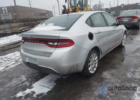 2013 Dodge Dart Limited из США, поврежденный, VIN 1C3CDFCA1DD333853